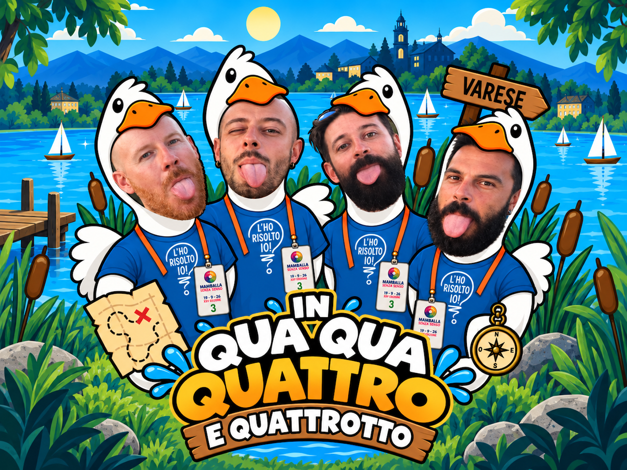 In qua qua quattro e quattrotto